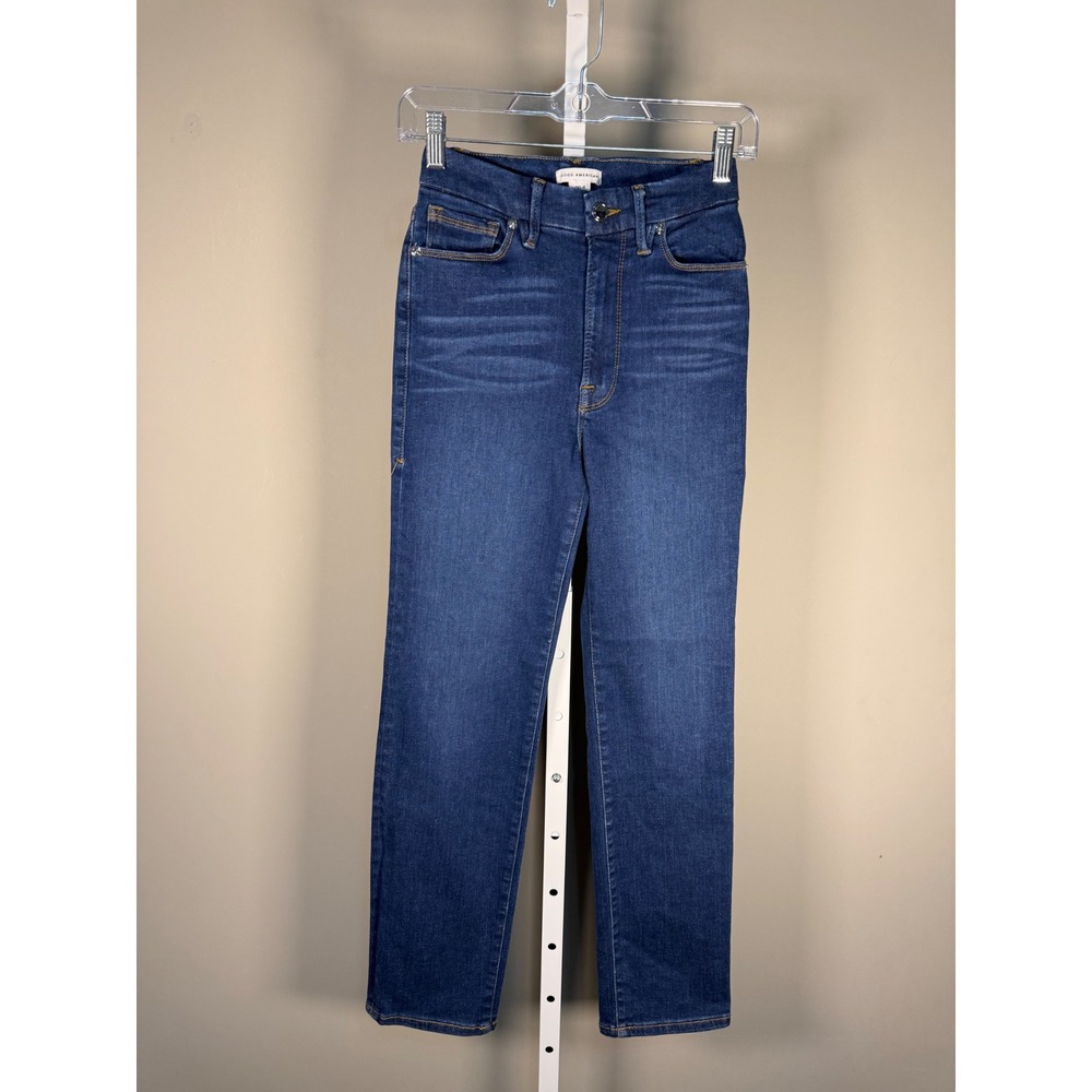 Good American Always Fits Good Classic High Rise Jeans Size 00–4 NWT